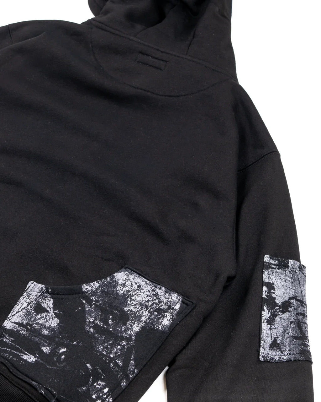 DESTROY RACISM (SWALLOW YOUR PRIDE) APPLIQUE HOODIE