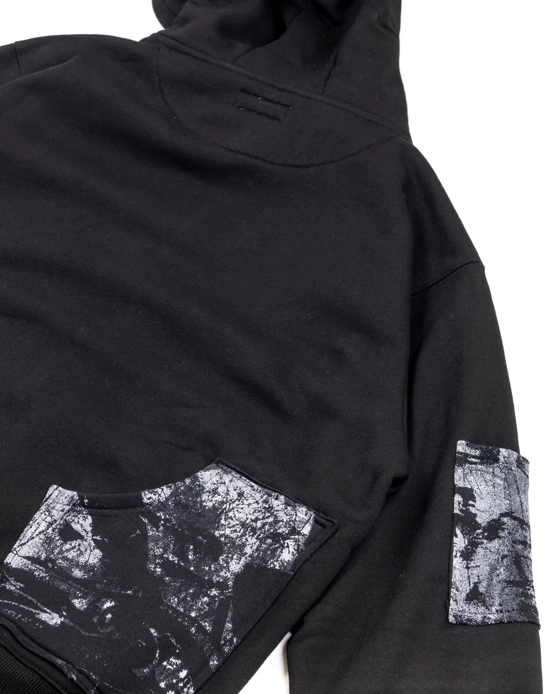 DESTROY RACISM (SWALLOW YOUR PRIDE) APPLIQUE HOODIE