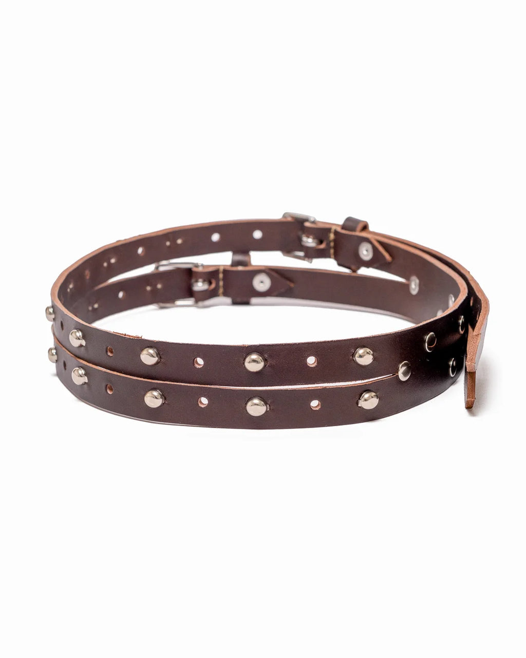 ASAU DOUBLE UP WRAP BELT (BROWN)