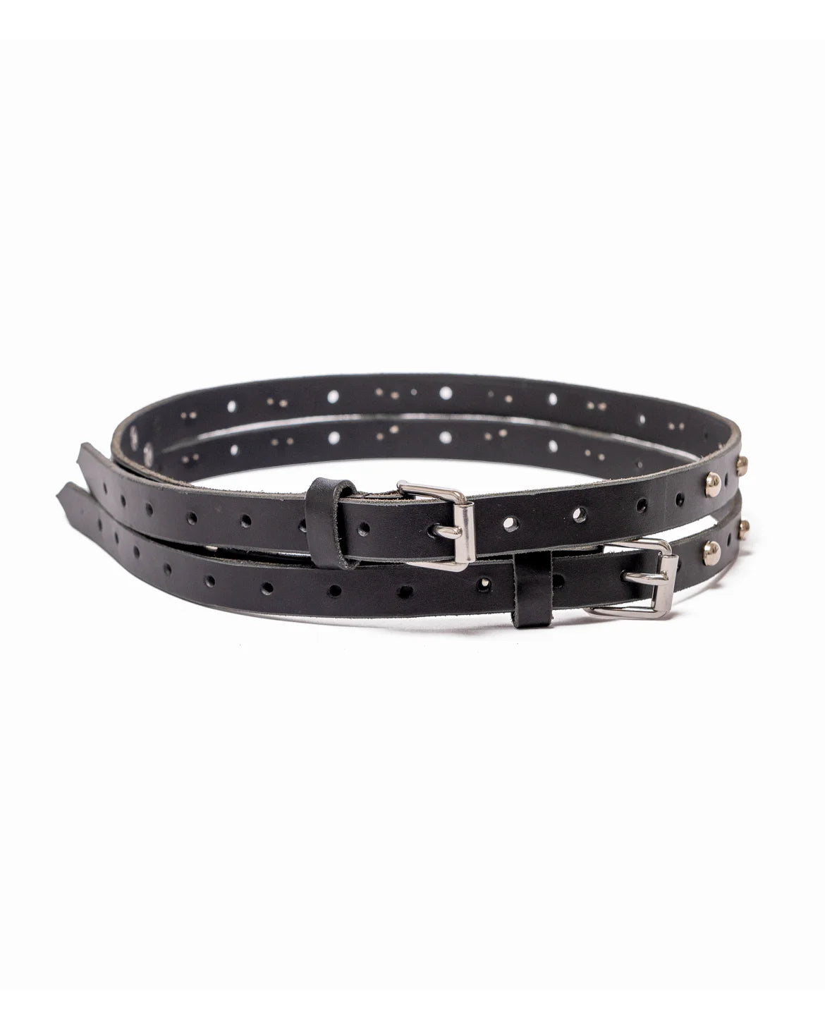 ASAU DOUBLE UP WRAP BELT (BLACK)