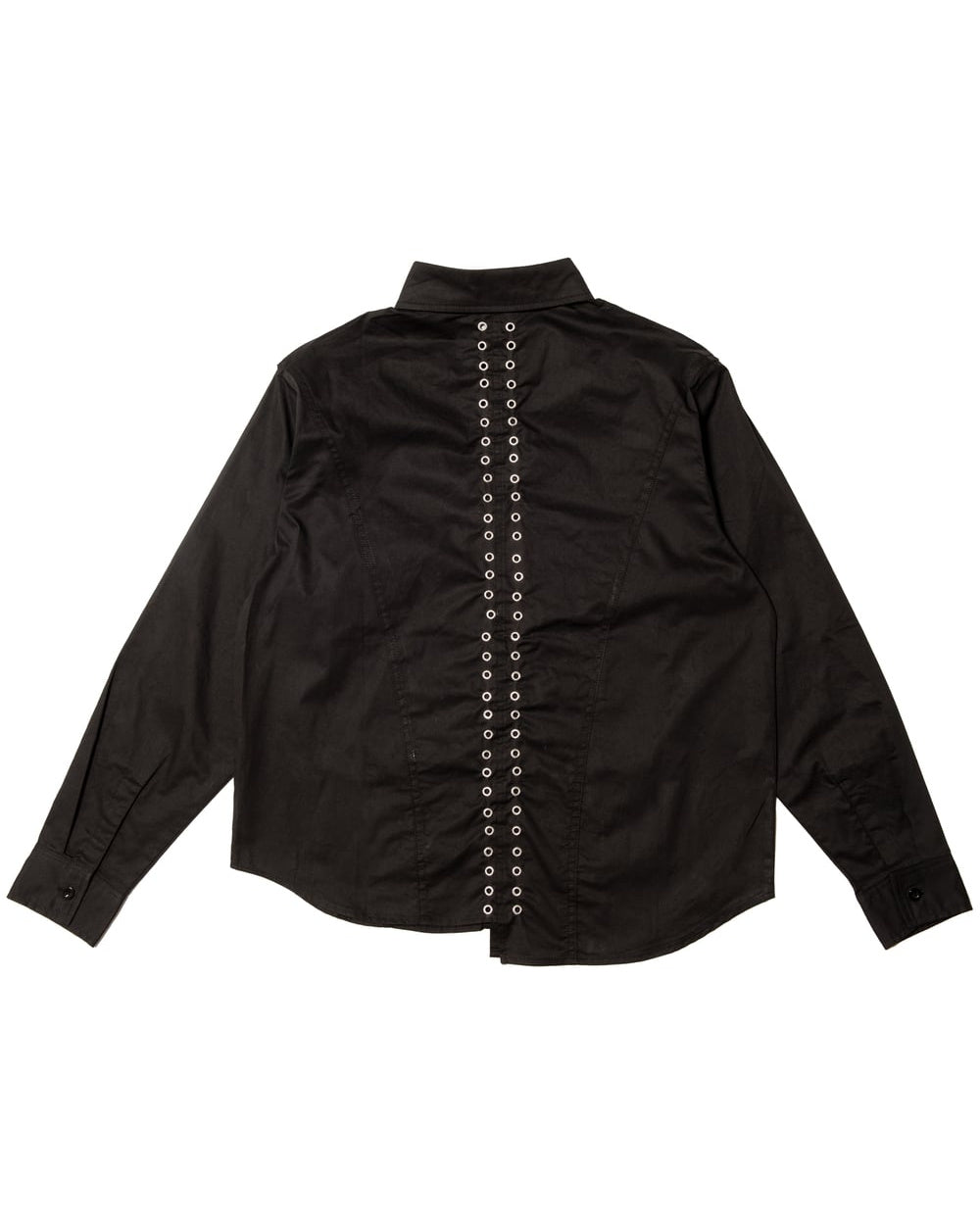 ASAU WRAP SHIRT BLACK